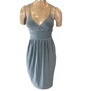 James Perse Empire Sundress Sz 1 Gray #289Q
